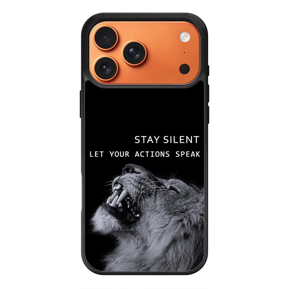 Let your actions speak iPhone 17 Pro Case FE0399