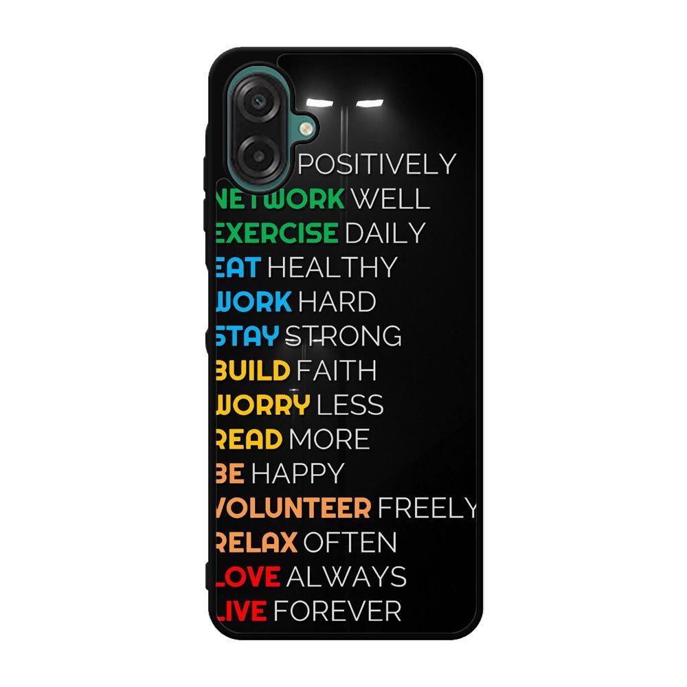 Daily motivation Samsung Galaxy A07 Case FE0200
