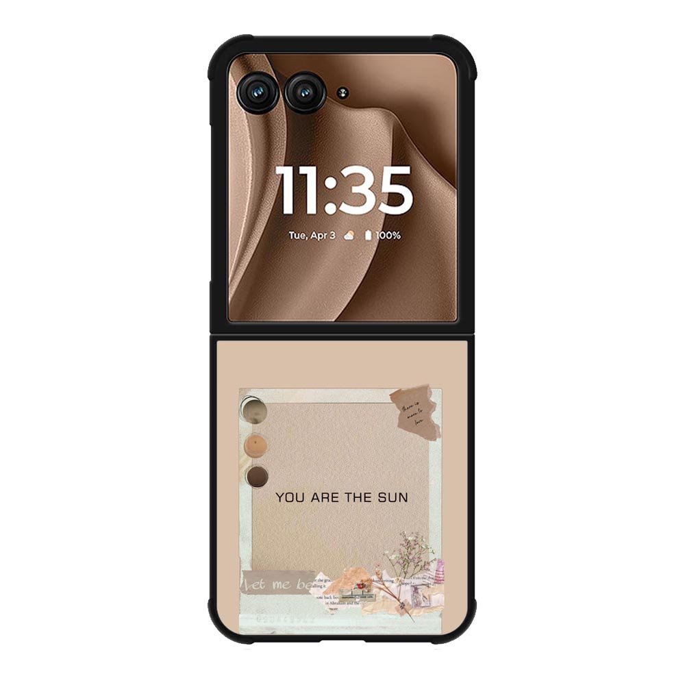 brown aesthetic Motorola Moto RAZR Plus 2025 Case FE0115