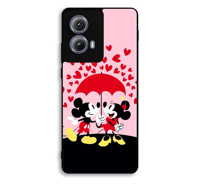 Mickey And Minnie Mouse Rain Love Motorola Moto Edge 2024 Case FE5191