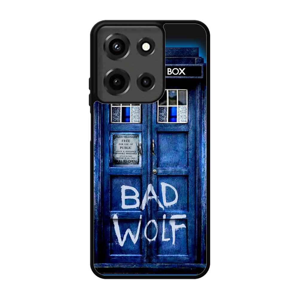 Doctor Who TARDIS Bad Wolf Blue Motorola Moto G 5G 2025 Case FE6453