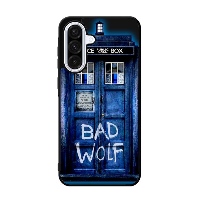 Doctor Who TARDIS Bad Wolf Blue Samsung Galaxy A36 Case FE1943