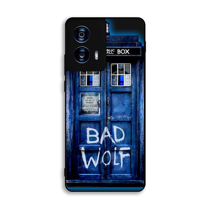 Doctor Who TARDIS Bad Wolf Blue Motorola Moto G Power 5G 2024 Case FE4674