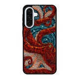 Kraken Octopus Stained Glass Samsung Galaxy A56 Case FE3695