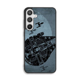 Star Wars Millenium Falcon Blue Samsung Galaxy A26 Case FE2721