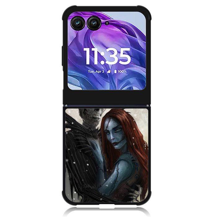 Jack Sally Skellington Nightmare Before Christmas Motorola Moto Razr 2024 , Moto Razr 50 Case