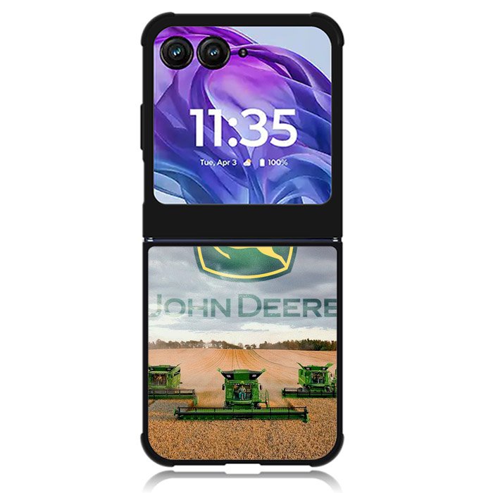 John Deere Logo 5th Motorola Moto Razr 2024 , Moto Razr 50 Case