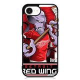 NHL Cartoon Mascout Detroit Red Wings iPhone 16e Case