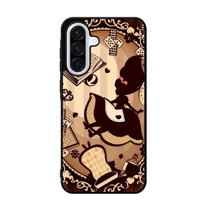 Alice in Wonderland Brown Samsung Galaxy A36 Case FE1375