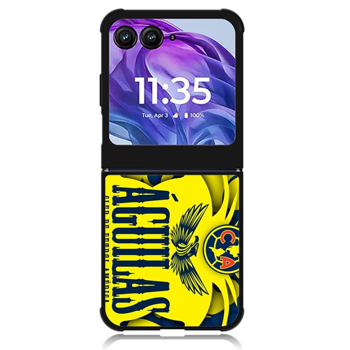 Aguilas Club America Futbol Motorola Moto Razr 2024 , Moto Razr 50 Case