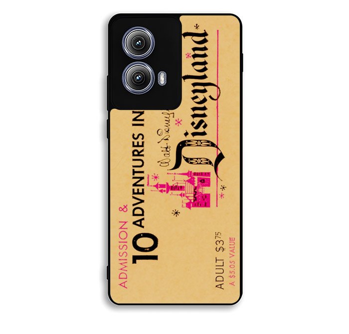 Vintage Disneyland Ticket Motorola Moto Edge 2024 Case FE0015