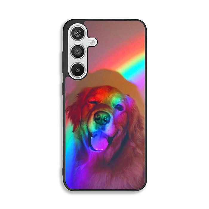 Dog Rainbow Light Samsung Galaxy A26 Case FE8218