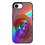 Dog Rainbow Light iPhone 16e Case