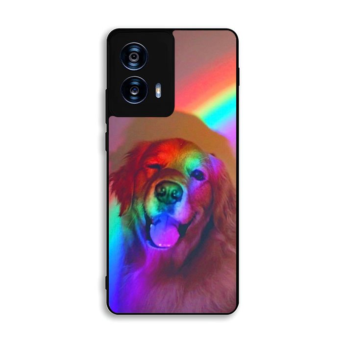 Dog Rainbow Light Motorola Moto G Power 5G 2024 Case FE7370