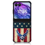 Us Air Force Military Usa Flag Motorola Moto Razr 2024 , Moto Razr 50 Case