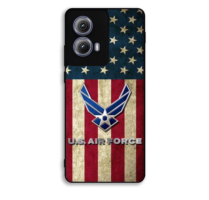 Us Air Force Military Usa Flag Motorola Moto Edge 2024 Case FE0223