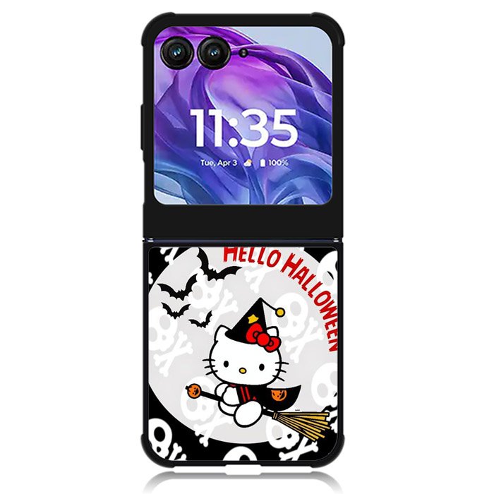 Hello Halloween Kitty Motorola Moto Razr 2024 , Moto Razr 50 Case