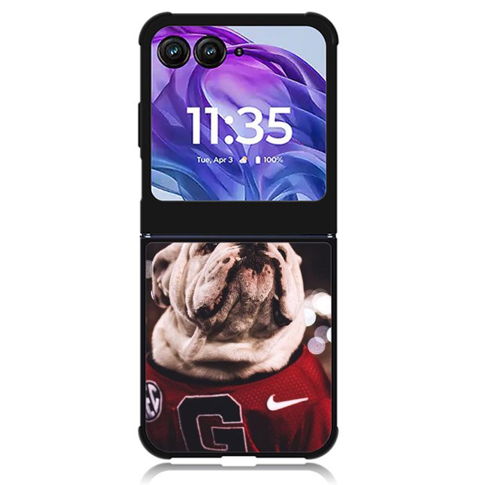 Georgia Bulldogs Football Motorola Moto Razr 2024 , Moto Razr 50 Case