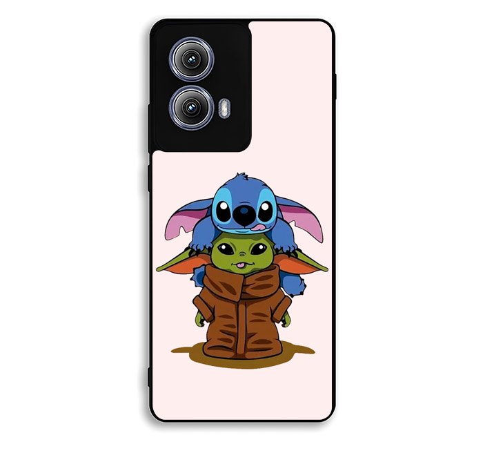 Baby Yoda and Stitch Motorola Moto Edge 2024 Case FE6645
