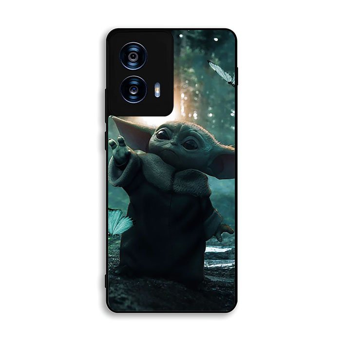 Baby Yoda In The Forest Love Butterfly Motorola Moto G Power 5G 2024 Case FE5237