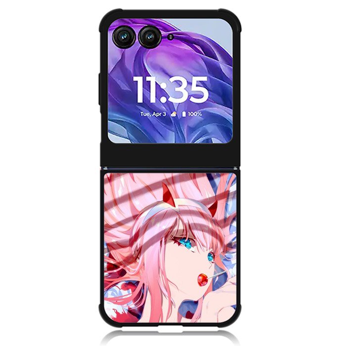 Sakura Zero Two Darling Motorola Moto Razr 2024 , Moto Razr 50 Case