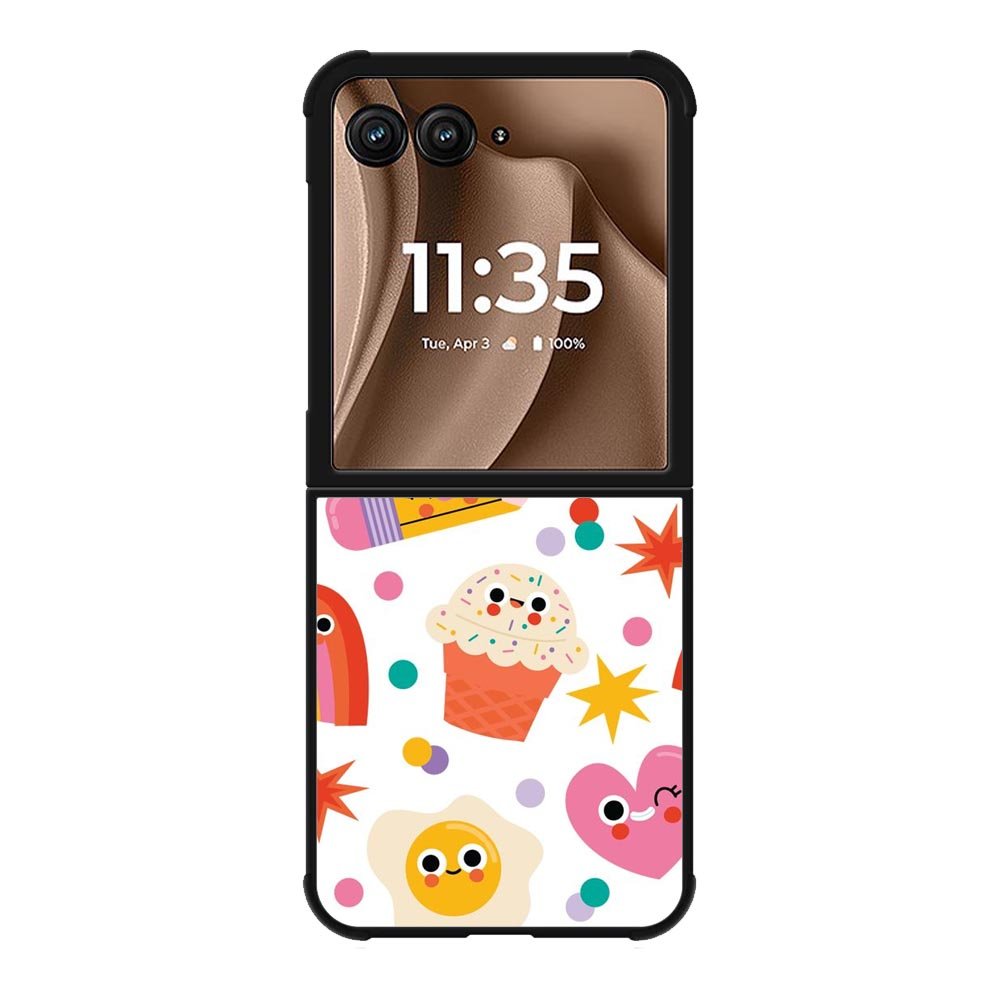 cute pattern Motorola Moto RAZR Plus 2025 Case FE0194