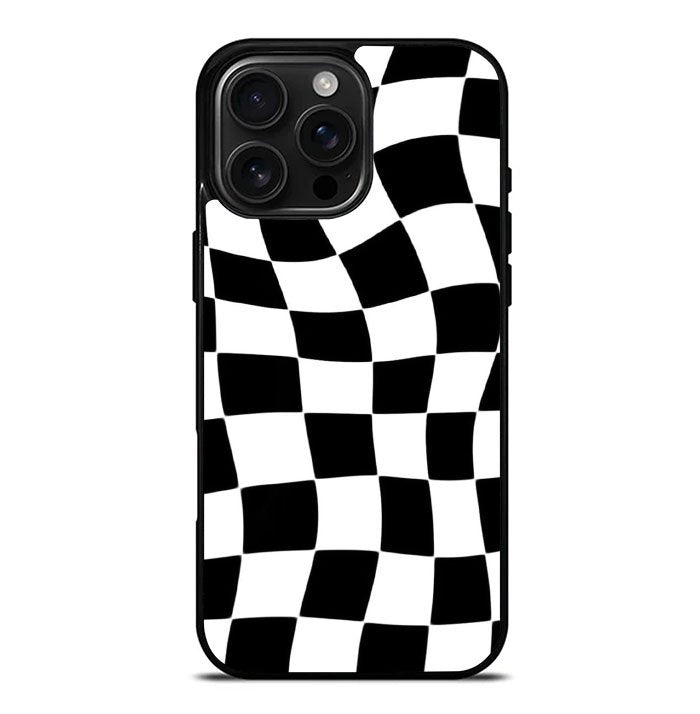 Retangel black white iPhone 16 Pro Max Case FE0536
