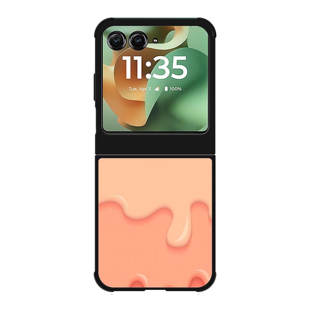 Melt cream Motorola Moto RAZR 2025 Case FE0426