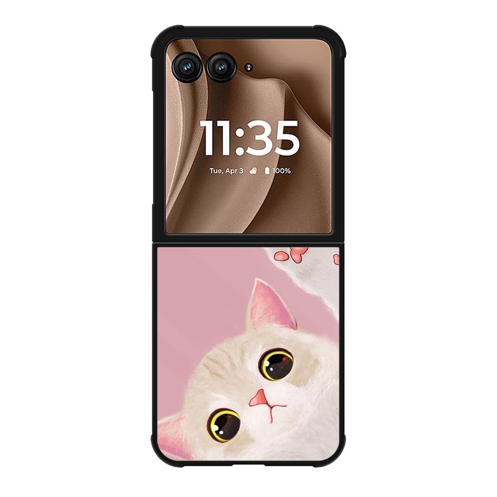 Cute cat lovers Motorola Moto RAZR Plus 2025 Case FE0188