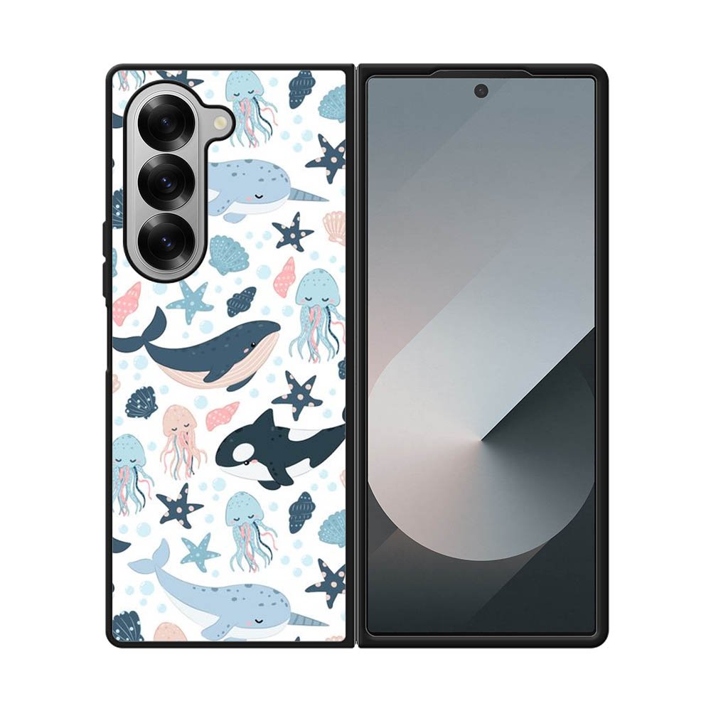 Wave fish Samsung Galaxy Z Fold 7 5G Case FE0646