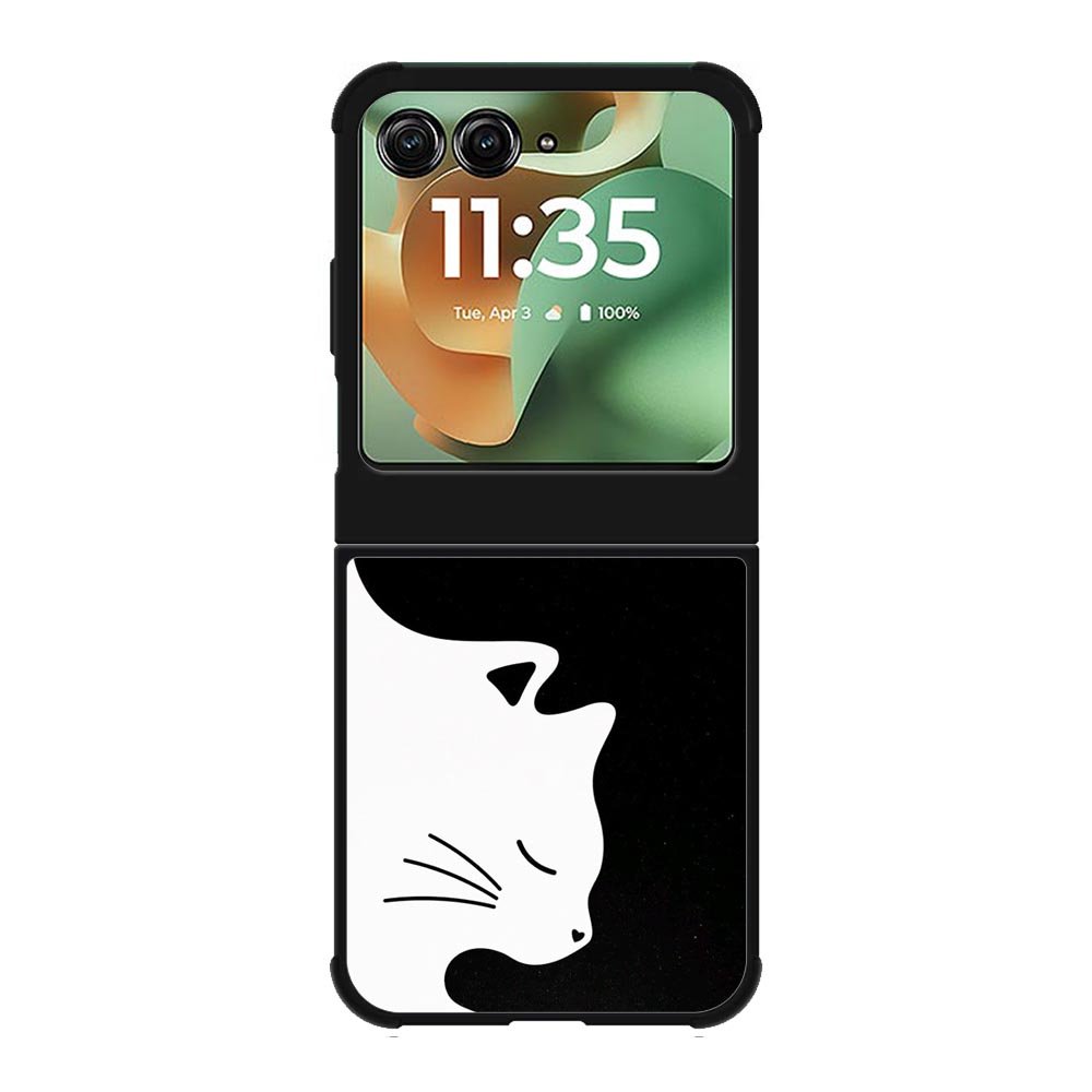 Cats yin yan Motorola Moto RAZR 2025 Case FE0150
