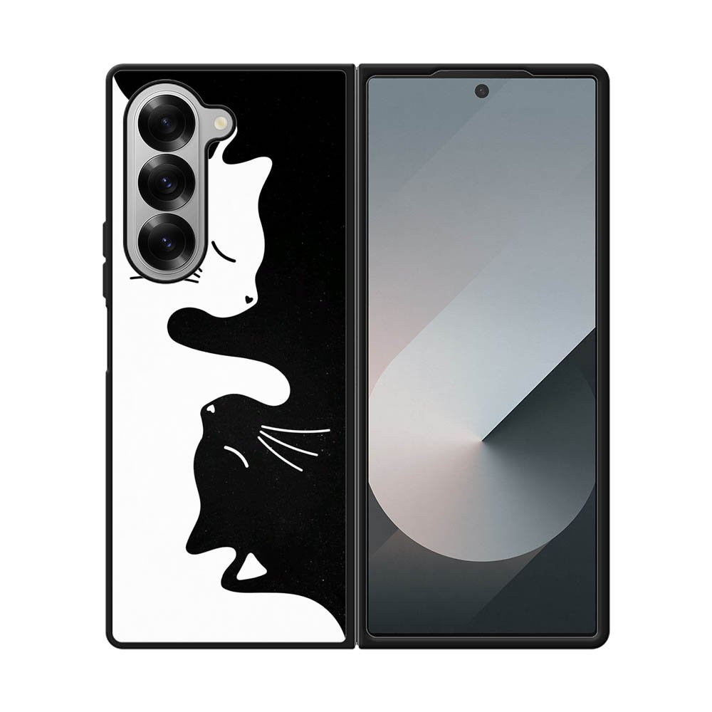 Cats yin yan Samsung Galaxy Z Fold 7 5G Case FE0150
