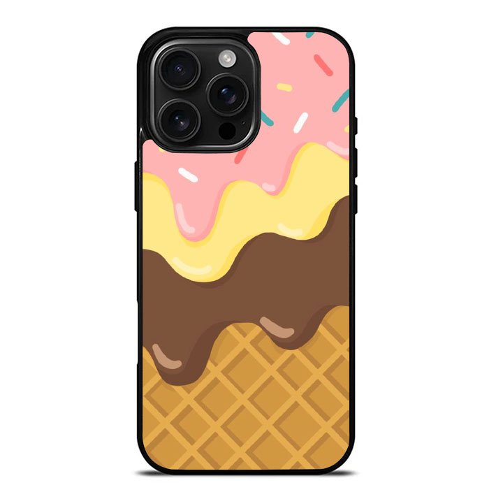 Wafel ice cream toping iPhone 16 Pro Max Case FE0642