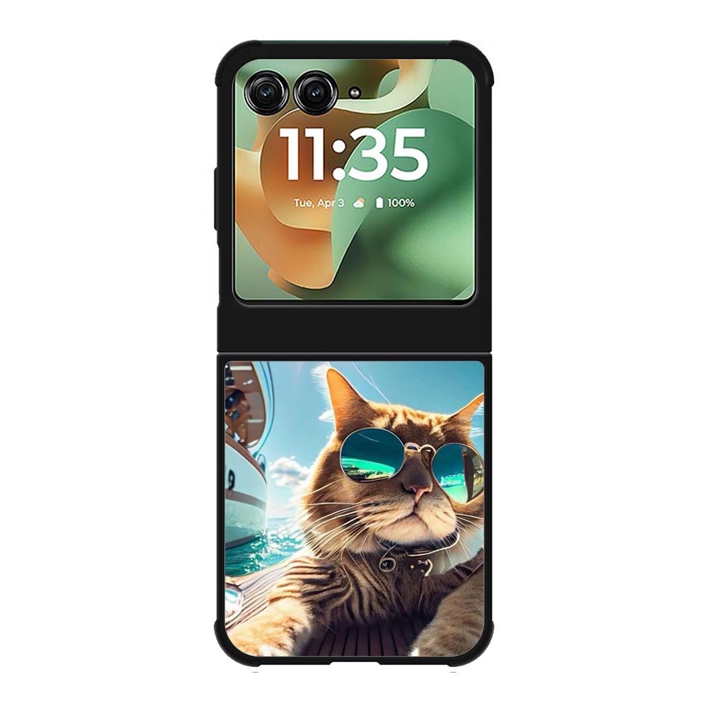 Cats holiday Motorola Moto RAZR 2025 Case FE0148