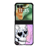 A skull falls in love Motorola Moto RAZR 2025 Case FE0002
