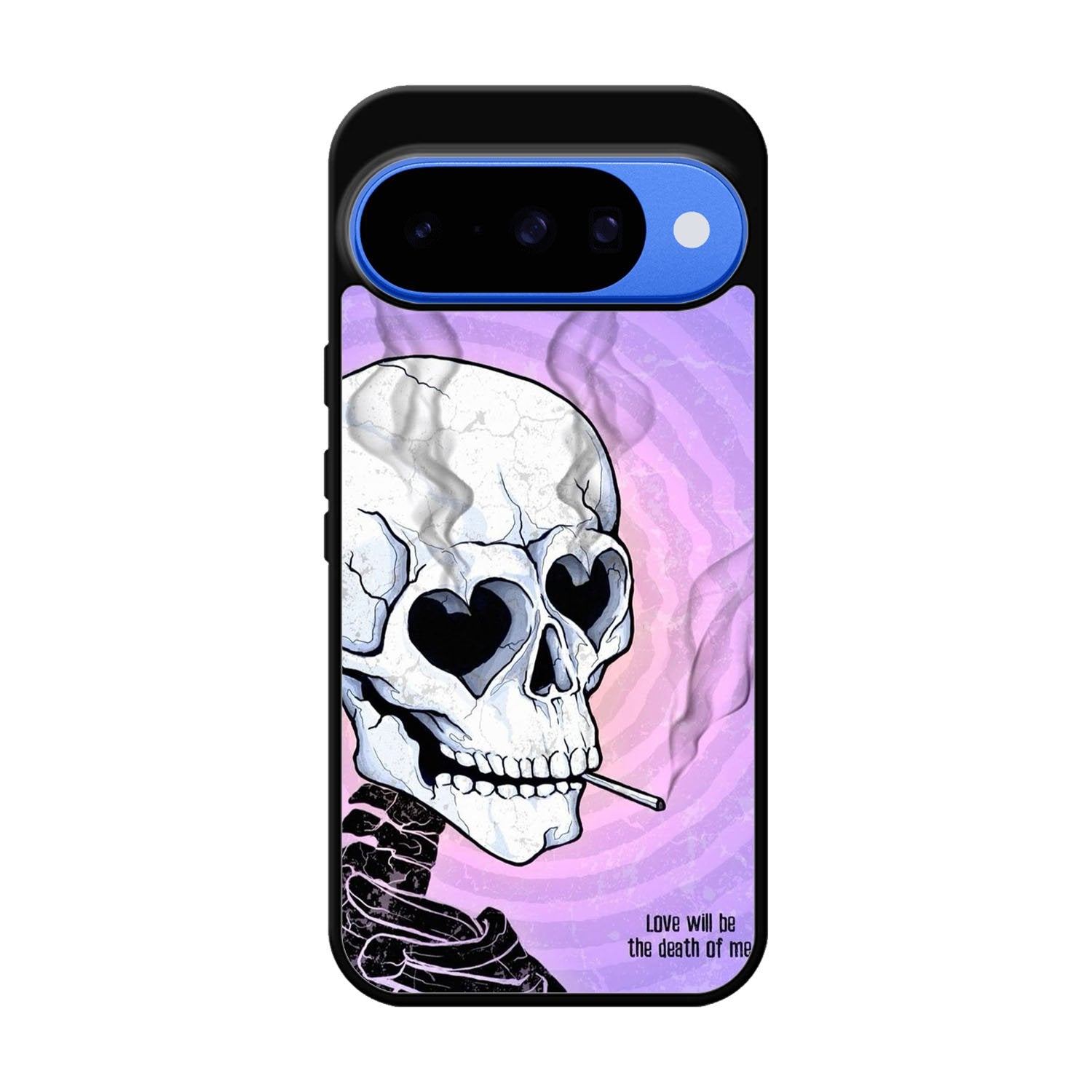 A skull falls in love Google Pixel 10 Case FE0002