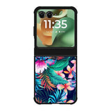 Pattern Floral Art Motorola Moto RAZR 2025 Case FE0488