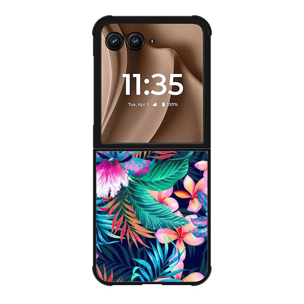 Pattern Floral Art Motorola Moto RAZR Plus 2025 Case FE0488