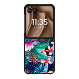 Pattern Floral Art Motorola Moto RAZR Plus 2025 Case FE0488