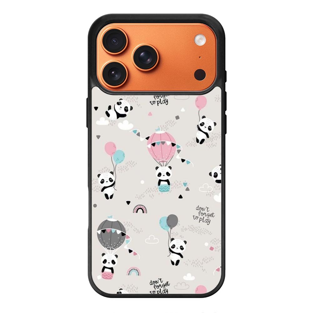 panda ballon iPhone 17 Pro Case FE0483