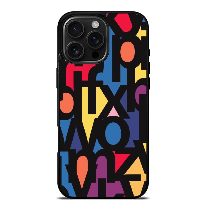 alpabet pattern iPhone 16 Pro Max Case FE0027
