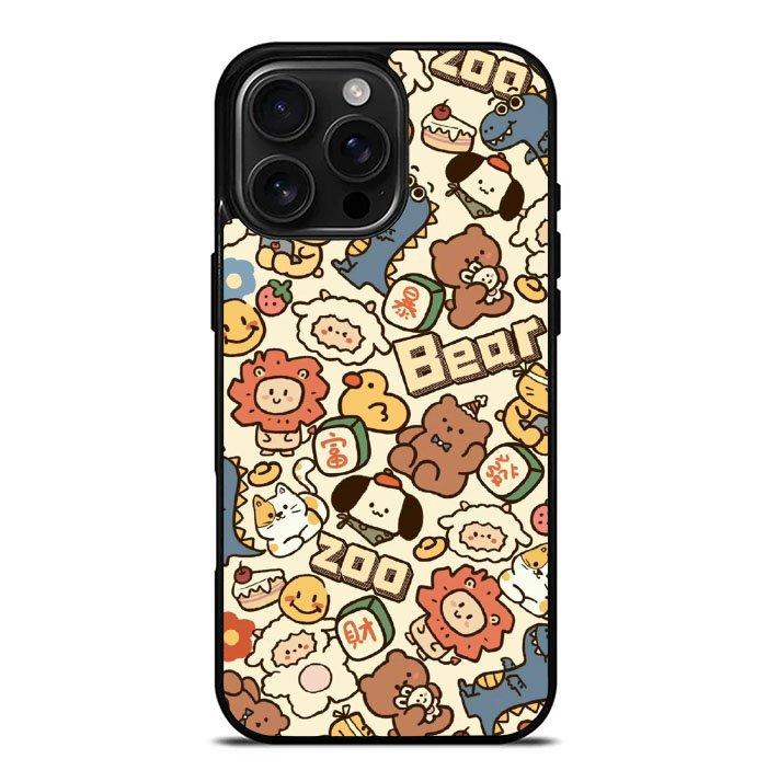 Zoo animals iPhone 16 Pro Max Case FE0669