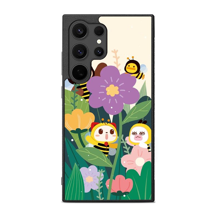 Bee animals flower FE0134 Samsung Galaxy S25 Ultra Case