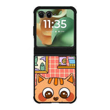 cat eat fish Motorola Moto RAZR 2025 Case FE0137