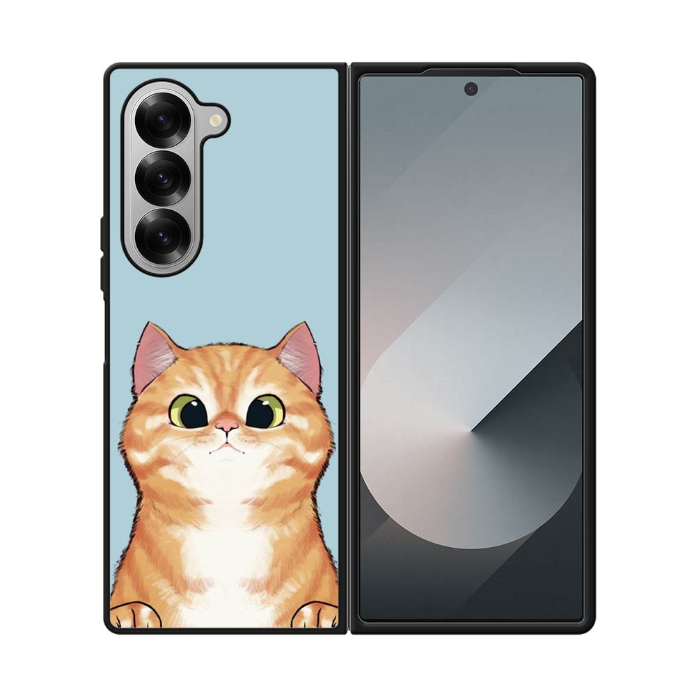 Face cat Samsung Galaxy Z Fold 7 5G Case FE0248