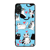 Cats pattern love Samsung Galaxy A07 Case FE0149