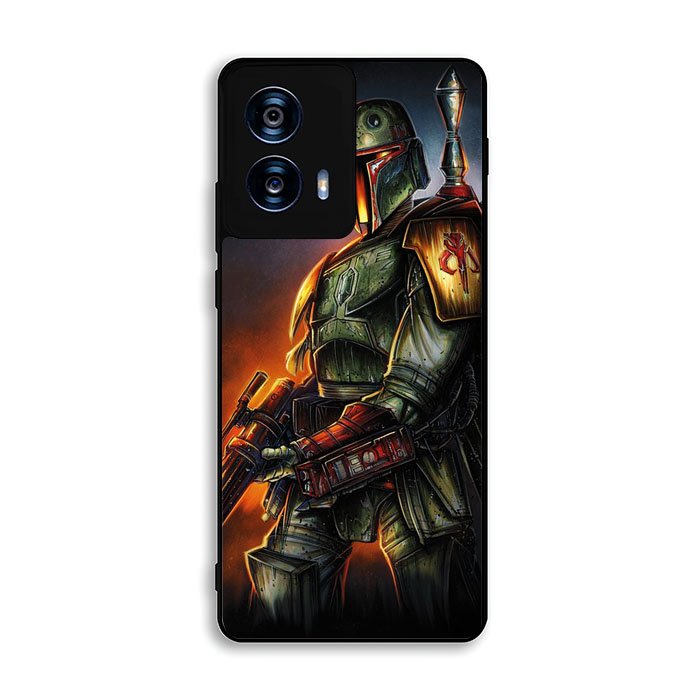 Boba Fett Star Wars WALLPAPER Motorola Moto G Power 5G 2024 Case FE6223