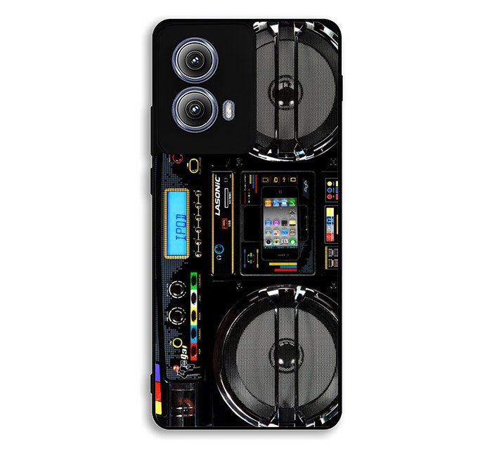 Boombox Ghetto Blaster Funny Motorola Moto Edge 2024 Case FE0990