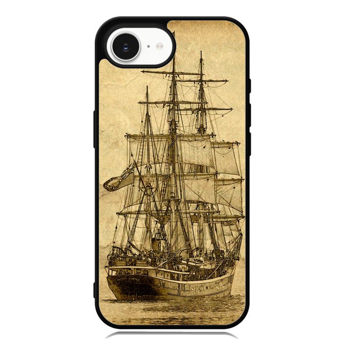 Vintage old ship iPhone 16e Case