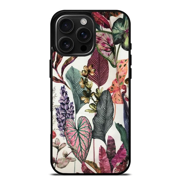 Tropical pattern iPhone 16 Pro Max Case FE0632